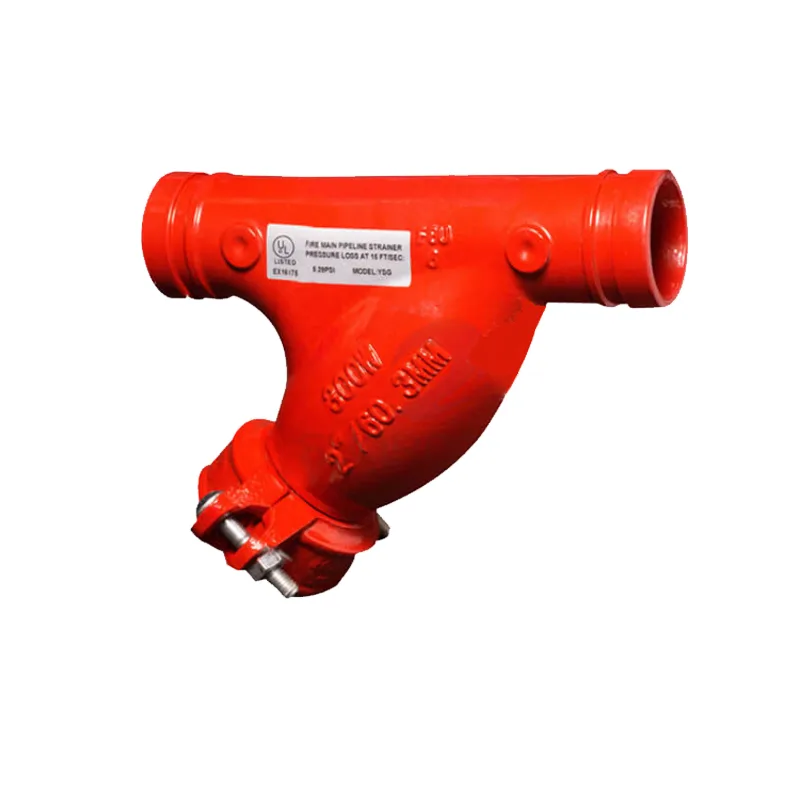 Grooved end Y-type strainer